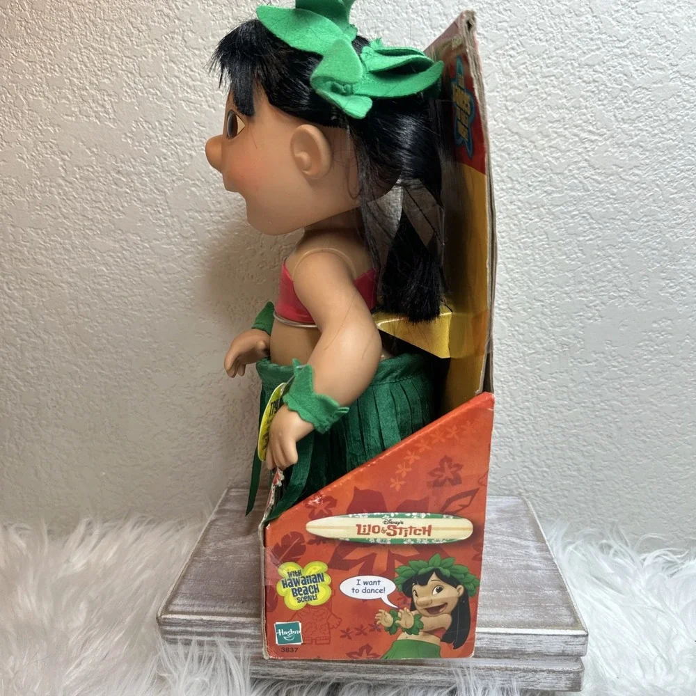 $56 🌙 Disney Lilo & Stitch Musical Hula Dancing Lilo Doll 2002 Hasbro New
